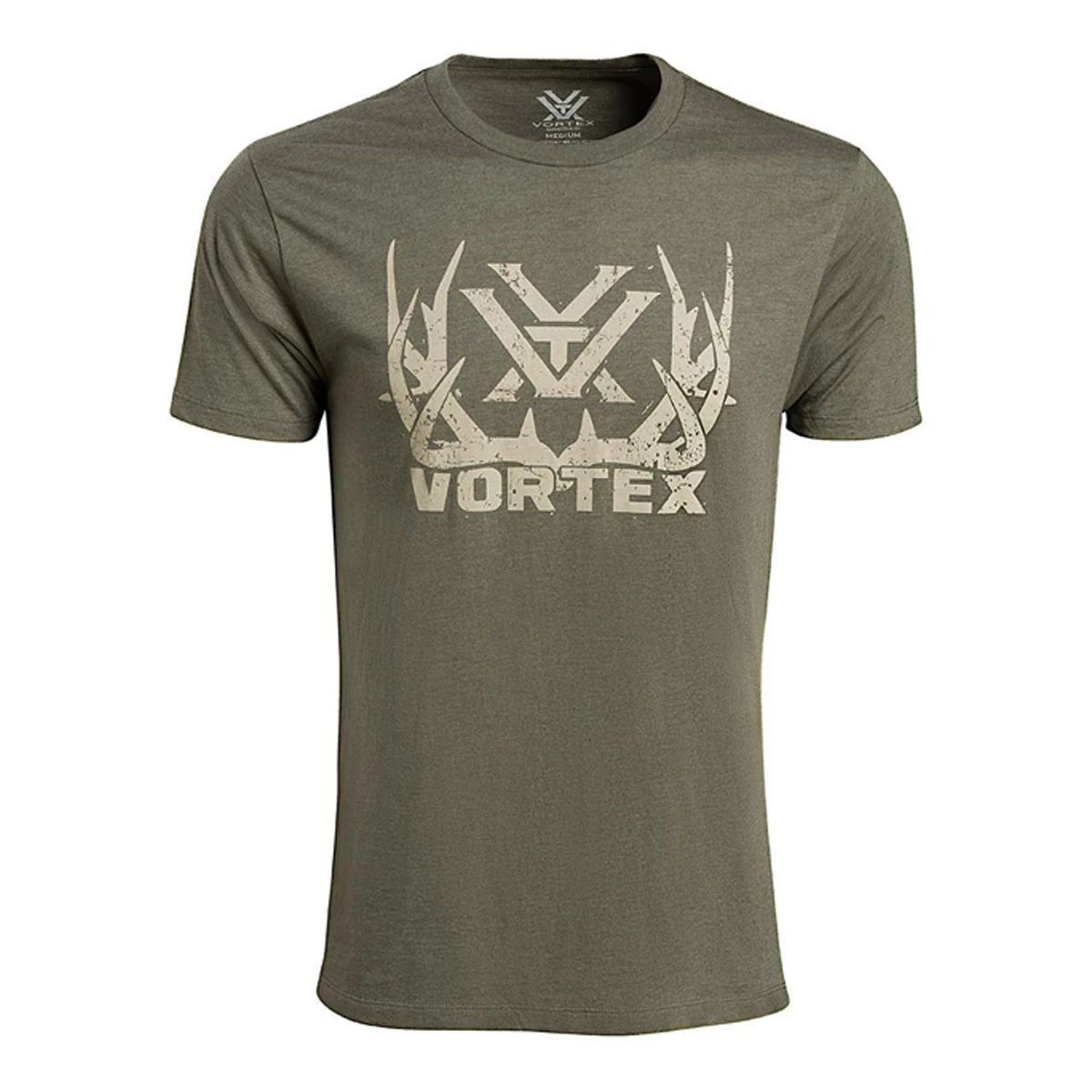Men's Vortex Full Tine Short Sleeve T-Shirt Military Heather 4 Men's Vortex Full Tine Short Sleeve T-Shirt Military Heather - Image 2