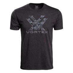 Vortex Men's Camo Logo T-Shirt Charcoal Heather