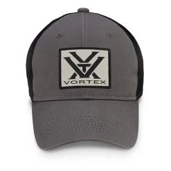 Men's Vortex Patch Logo Snapback Hat Charcoal
