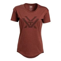 Women's Vortex Core Logo T-Shirt Rust Htr
